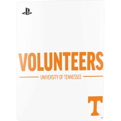 University of Tennessee-Knoxville Volunteers Text PS5 Digital Edition Console Skin