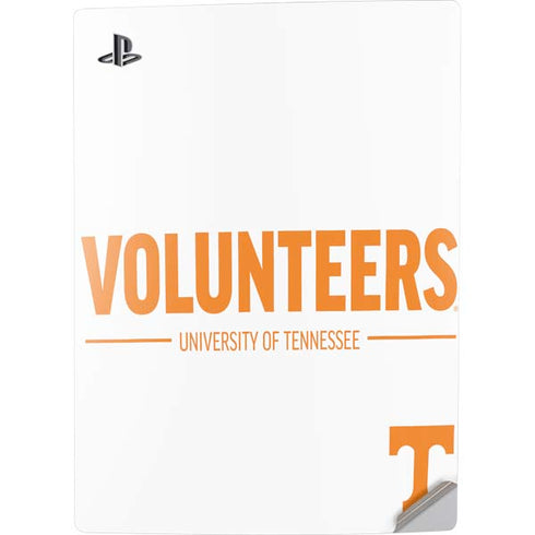 University of Tennessee-Knoxville Volunteers Text PS5 Digital Edition Console Skin