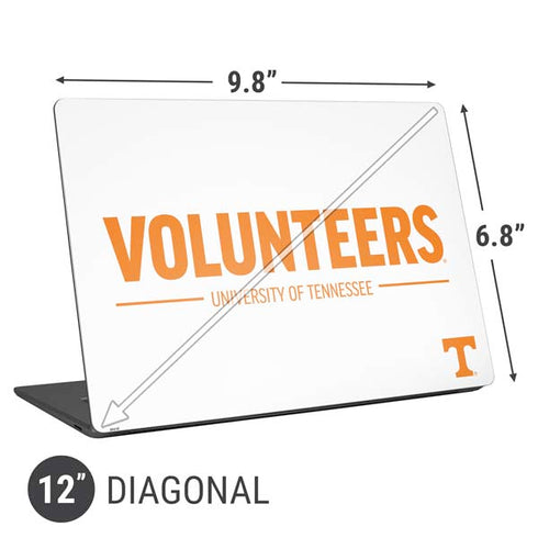 University of Tennessee-Knoxville Volunteers Text Universal Laptop 12in (9.8 x 6.8in) Skin