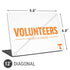 University of Tennessee-Knoxville Volunteers Text Universal Laptop 12in (9.8 x 6.8in) Skin