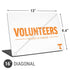 University of Tennessee-Knoxville Volunteers Text Universal Laptop 16in (13 x 9.4in) Skin