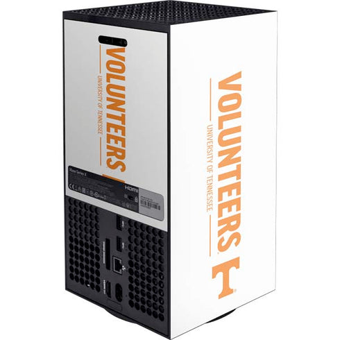 University of Tennessee-Knoxville Volunteers Text Xbox Series X Console Skin