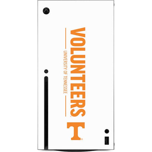 University of Tennessee-Knoxville Volunteers Text Xbox Series X Console Skin