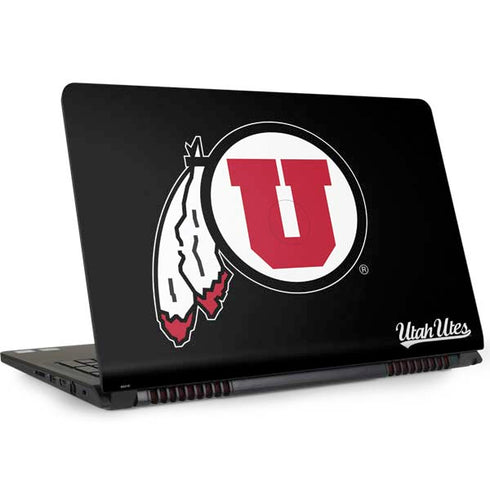 Utah Circle and Feather on Black Inspiron 15 5000 (5577) Skin