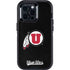 University of Utah Circle and Feather on Black Otterbox Defender iPhone Skin