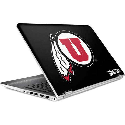 Utah Circle and Feather on Black Pavilion x360 - 15t Touch Skin