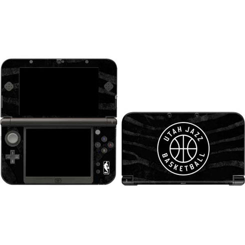 NBA Utah Jazz Black Animal Print 3DS XL 2015 Skin