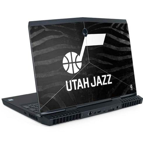 NBA Utah Jazz Black Animal Print Dell Alienware Skin