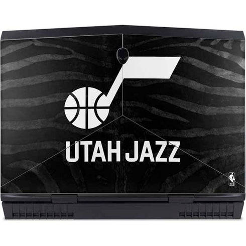 NBA Utah Jazz Black Animal Print Dell Alienware Skin