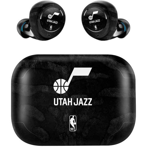 NBA Utah Jazz Black Animal Print Amazon Echo Buds Skin