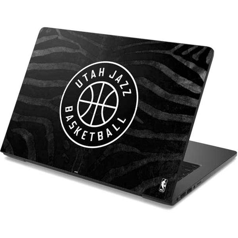 NBA Utah Jazz Black Animal Print Dell Chromebook Skin