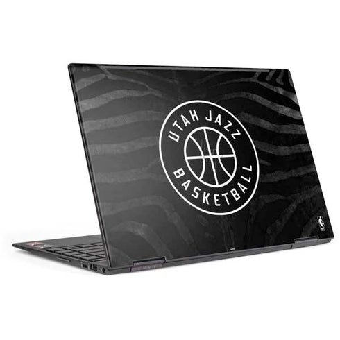 NBA Utah Jazz Black Animal Print HP Envy Skin