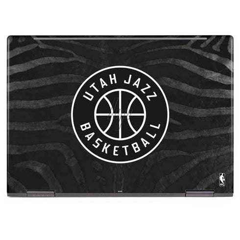 NBA Utah Jazz Black Animal Print HP Envy Skin