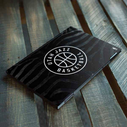 NBA Utah Jazz Black Animal Print HP Envy Skin