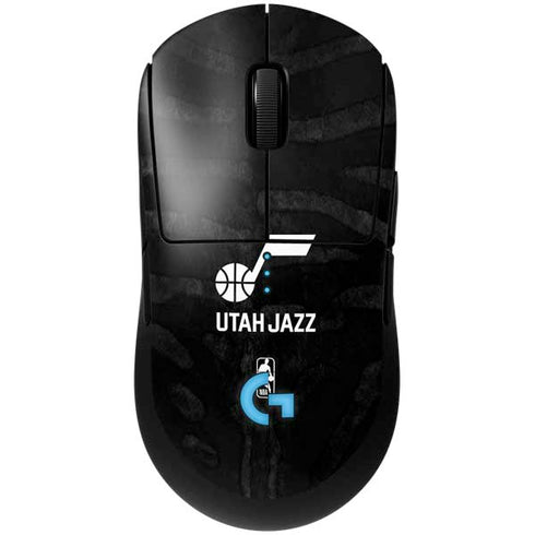 NBA Utah Jazz Black Animal Print G Pro Wireless Gaming Mouse Skin