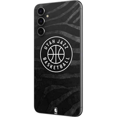 NBA Utah Jazz Black Animal Print Galaxy A14 5G Skin