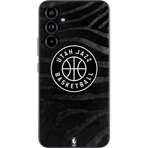 NBA Utah Jazz Black Animal Print Galaxy A54 5G Skin