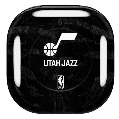 NBA Utah Jazz Black Animal Print Galaxy Buds Live Skin