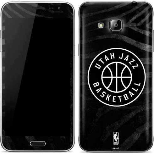 NBA Utah Jazz Black Animal Print Galaxy J3 Skin