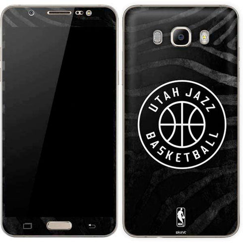 NBA Utah Jazz Black Animal Print Galaxy J7 Skin