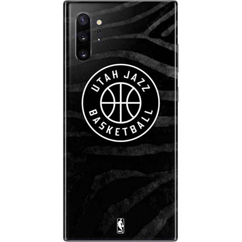 NBA Utah Jazz Black Animal Print Galaxy Note 10 Plus Skin
