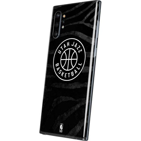 NBA Utah Jazz Black Animal Print Galaxy Note 10 Plus Skin