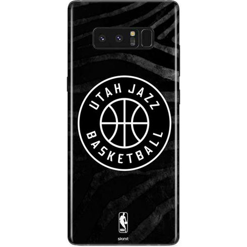 NBA Utah Jazz Black Animal Print Galaxy Note 8 Skin