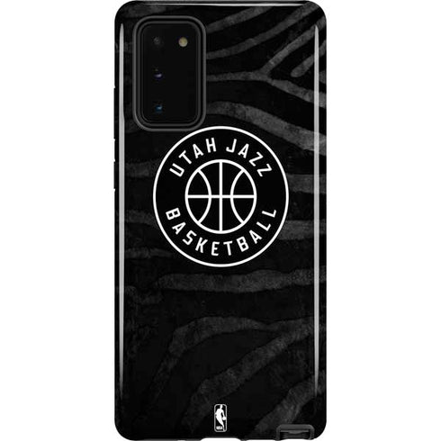 NBA Utah Jazz Black Animal Print Galaxy Note20 5G Pro Case