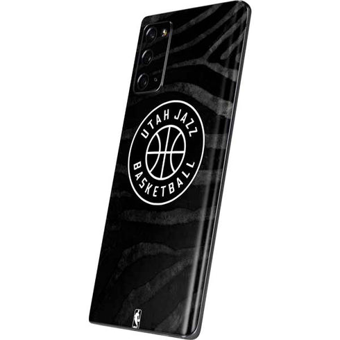 NBA Utah Jazz Black Animal Print Galaxy Note20 5G Skin