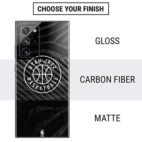 NBA Utah Jazz Black Animal Print Galaxy Note20 Ultra 5G Skin