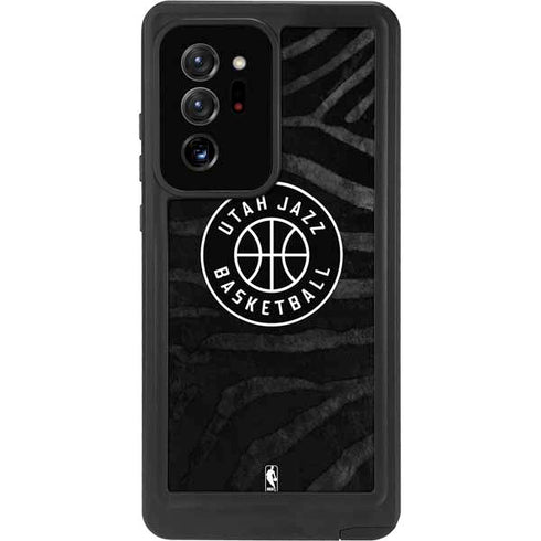 NBA Utah Jazz Black Animal Print Galaxy Note20 Ultra 5G Waterproof Case