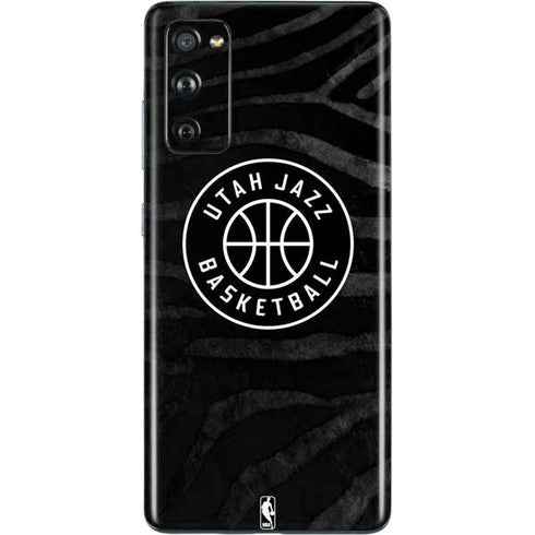 NBA Utah Jazz Black Animal Print Galaxy S20 Fan Edition Skin