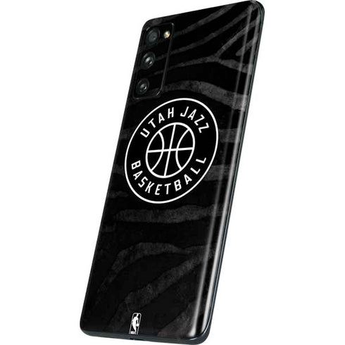 NBA Utah Jazz Black Animal Print Galaxy S20 Fan Edition Skin