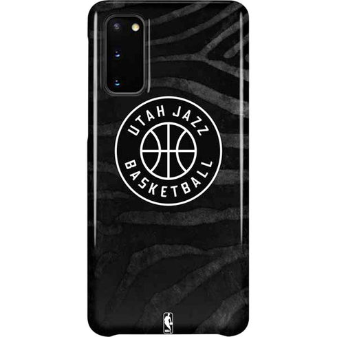 NBA Utah Jazz Black Animal Print Galaxy S20 Lite Case