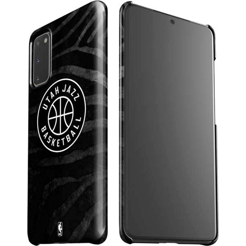 NBA Utah Jazz Black Animal Print Galaxy S20 Lite Case