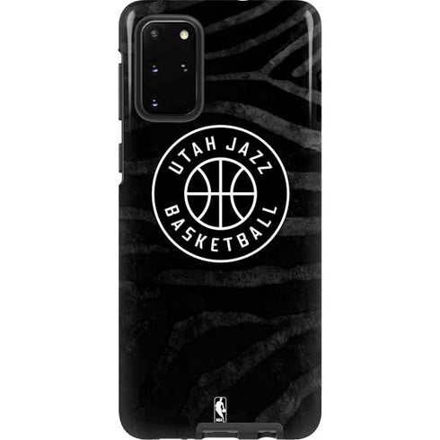 NBA Utah Jazz Black Animal Print Galaxy S20 Plus Pro Case