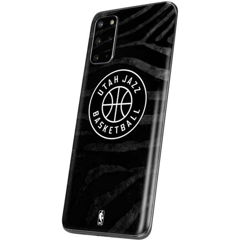 NBA Utah Jazz Black Animal Print Galaxy S20 Plus Skin