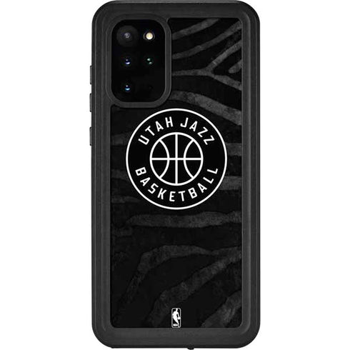 NBA Utah Jazz Black Animal Print Galaxy S20 Plus Waterproof Case