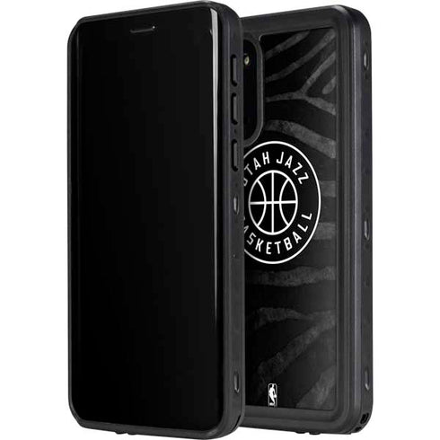 NBA Utah Jazz Black Animal Print Galaxy S20 Plus Waterproof Case