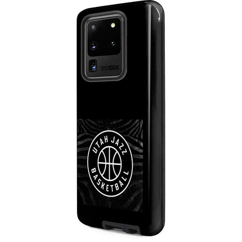 NBA Utah Jazz Black Animal Print Galaxy S20 Ultra 5G Pro Case