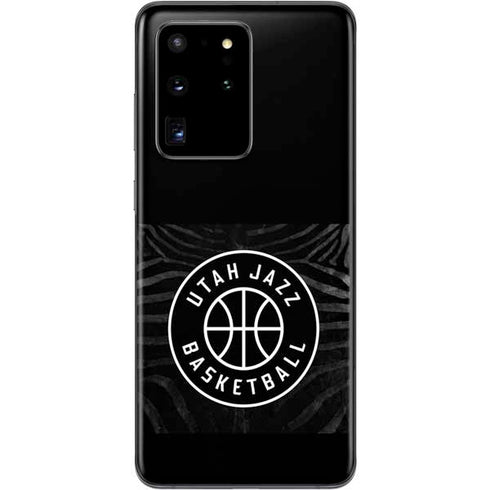 NBA Utah Jazz Black Animal Print Galaxy S20 Ultra 5G Skin