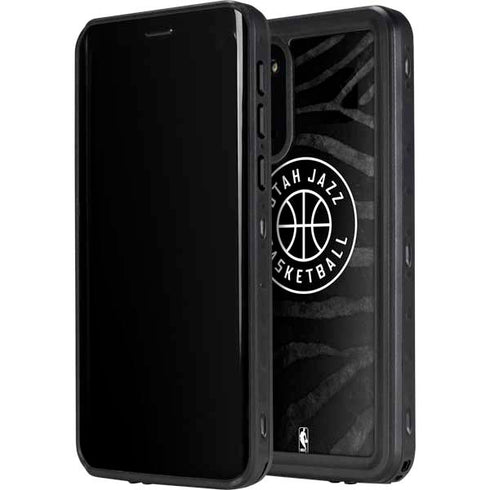 NBA Utah Jazz Black Animal Print Galaxy S20 Waterproof Case
