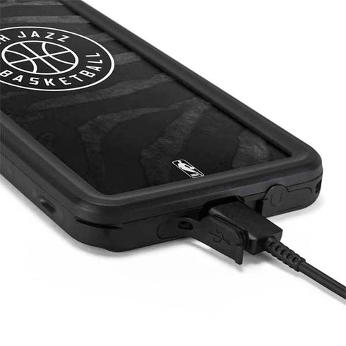 NBA Utah Jazz Black Animal Print Galaxy S20 Waterproof Case