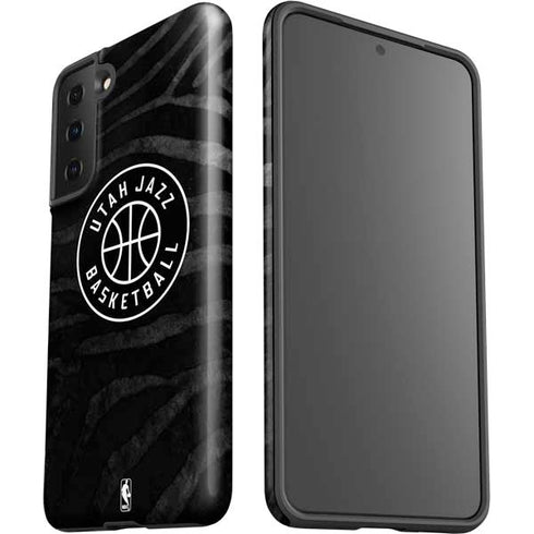 NBA Utah Jazz Black Animal Print Galaxy S21 Plus 5G Pro Case
