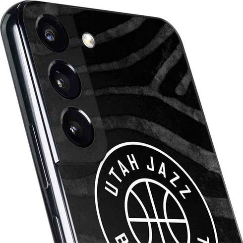 NBA Utah Jazz Black Animal Print Galaxy S22 Plus Skin