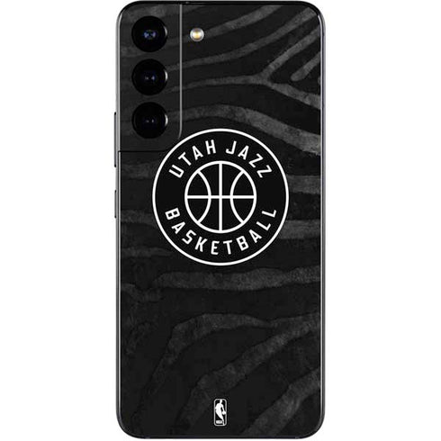NBA Utah Jazz Black Animal Print Galaxy S22 Skin