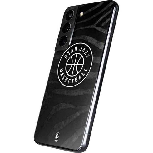 NBA Utah Jazz Black Animal Print Galaxy S22 Skin