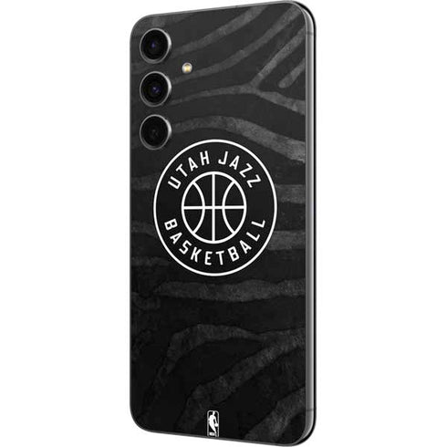 NBA Utah Jazz Black Animal Print Galaxy S23 FE Skin