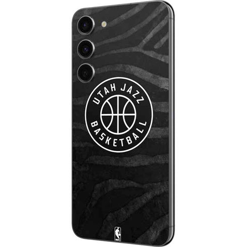NBA Utah Jazz Black Animal Print Galaxy S23 Plus Skin