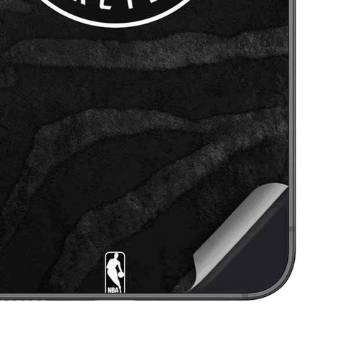 NBA Utah Jazz Black Animal Print Galaxy S23 Skin